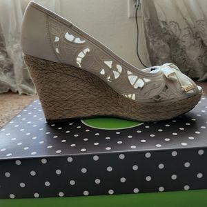WORN Once Cream Kelly&Katie Wedges Limited tim Only